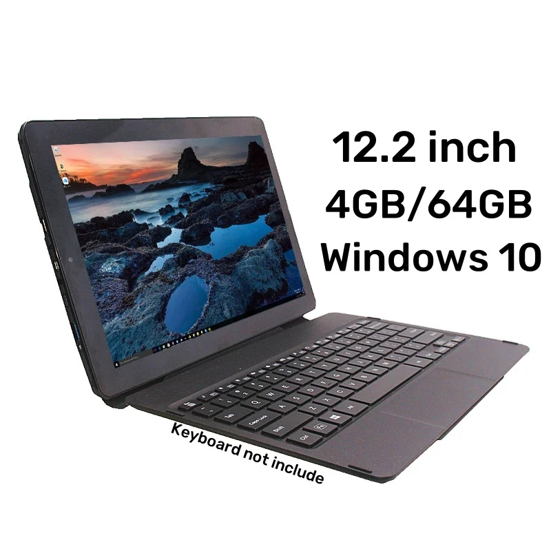 

12.2 INCH 4GB DDR+64G TS ROM Windows 10 Tablet PC 64 Bit Dual Camera Quad Core 1920 x 1200 Pixels HDMI-Compatible USB 3.0