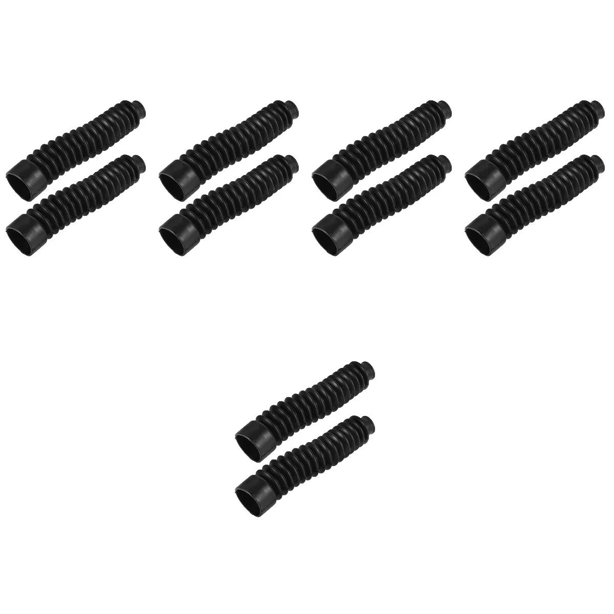 

5 Pairs Repair Kit Motorcycle Shock Absorber Cover Accessories Rubber Front Fork and Parts