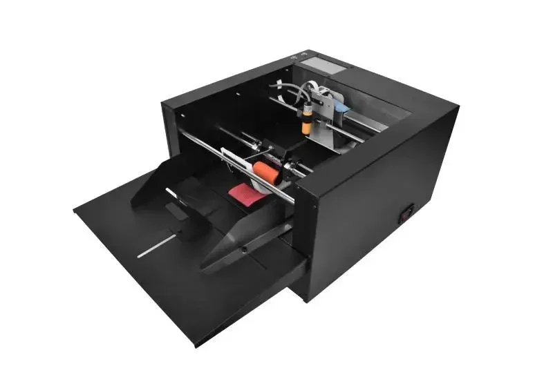 

Coditeck desktop automatic pet feeder machine with build in TIJ 12.7mm date inkjet printer