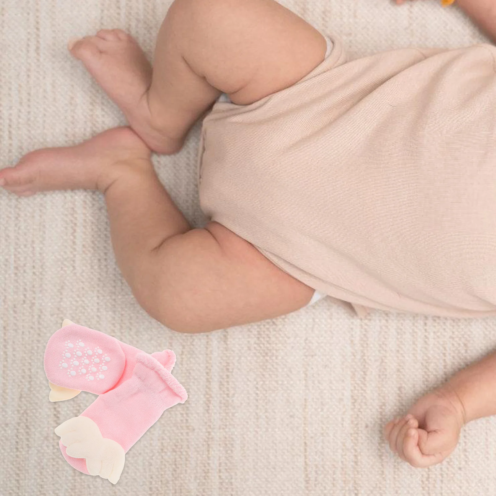 Thickened Newborn Baby Socks Mid Calf Warm Autumn Winter Soft Anti Slip Socks Pink Sock Shoes Sock Shoes Toddler