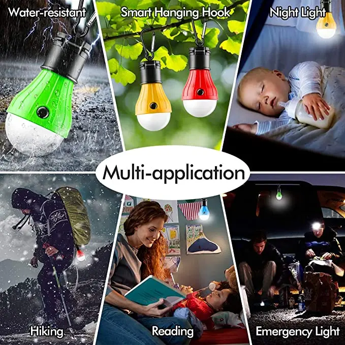 LED Camping Light Mini Night Light Outdoor Hanging Lights LED Lamp Bulbs Emergemcy Light