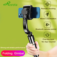 2025 NEW Wireless Selfie Stick Tripod with Bluetooth Shutter Monopod Phone Holder for IOS Android Gimbal Stabilizer Bluetooth