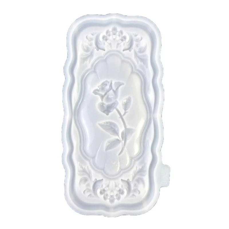 

652F Silicone Mold Resin Craft Molds DIY Hand-Making Moulds Ornament Mould for Creating Beautiful Rose Flower Resin Crafts