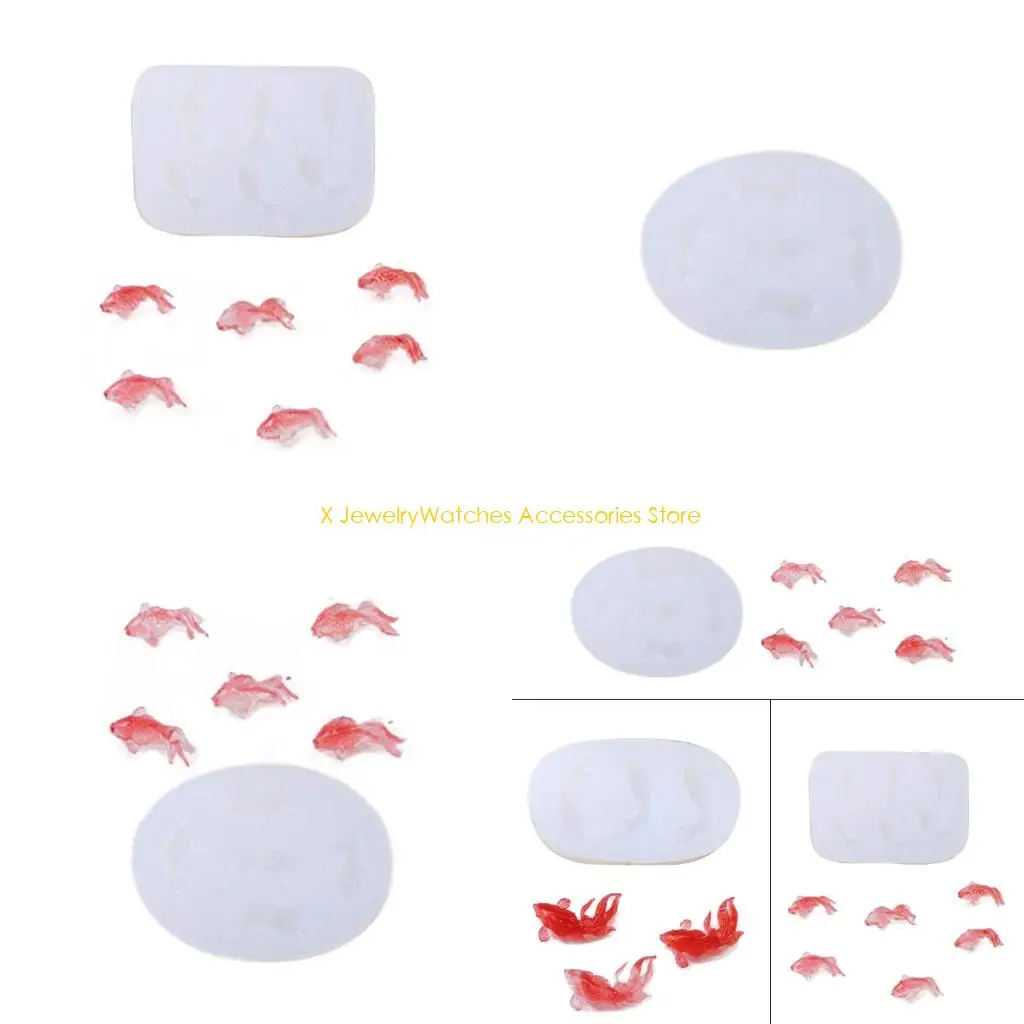 

31 кД Праздничный карп в форме силиконового выпекания