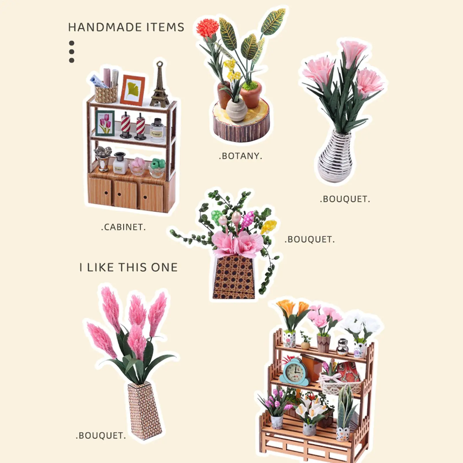 

Miniature House Kit House Model With Furniture And Tool Glue Handmade Creative Wooden Model Greenhouse For Adults Projects