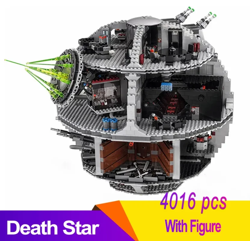 

Fast Ship Platform Death Star Great Ultimate Building Blocks Bricks 4016pcs Toy Boy Gift Compatible 75159 In Stock