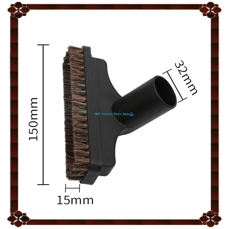 تسليم 24 ساعة 4X متنوعة فرشاة مكنسة كهربائية رئيس فوهة قطع غيار شعر الخيل مع محول 32/35 مللي متر