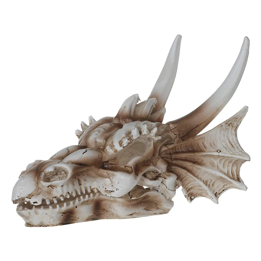 

Glass Dinosaur Skull Decoration Artificial Resin Aquarium Decorations Skulls Craft