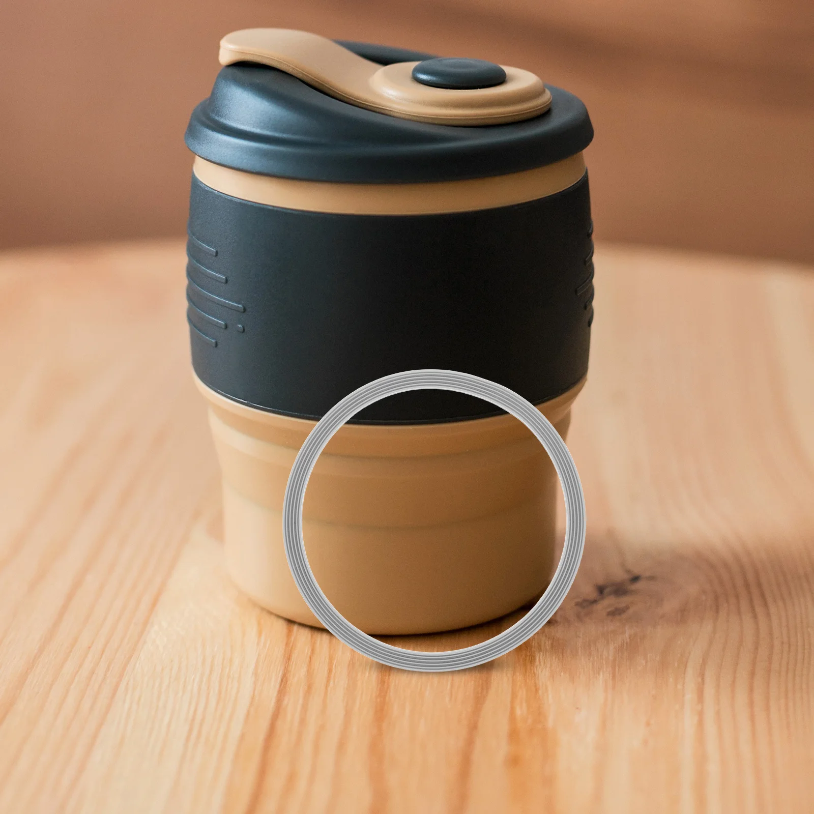 

Insulated Bottle Sealing Ring Silicone Gasket Replacement Leak-Resistant Secure Closure for Flask and Beverage Containers