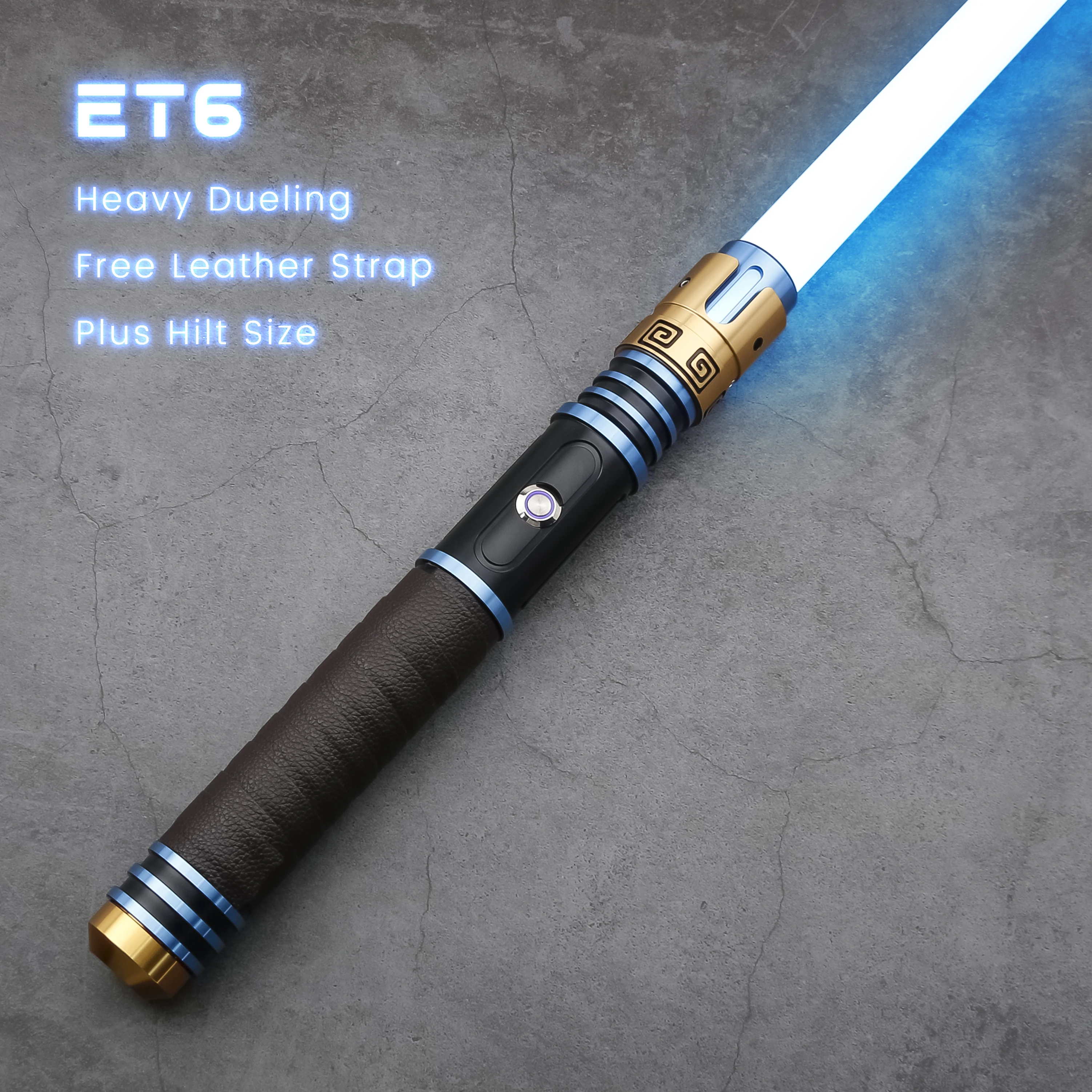 

TXQSABER ET6 Heavy Dueling Lightsaber Smooth Swing Neo Pixel Laser Sword 12 Colors 27 Sounds 82/92cm blade Bluetooth Custom FOC