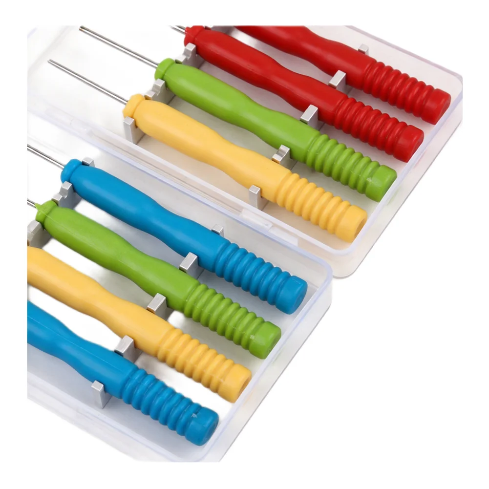 8PCS Stainless Steel Hollow Needle Desoldering for Tool Set for PCB Components with Plastic Carrying Storage Box
