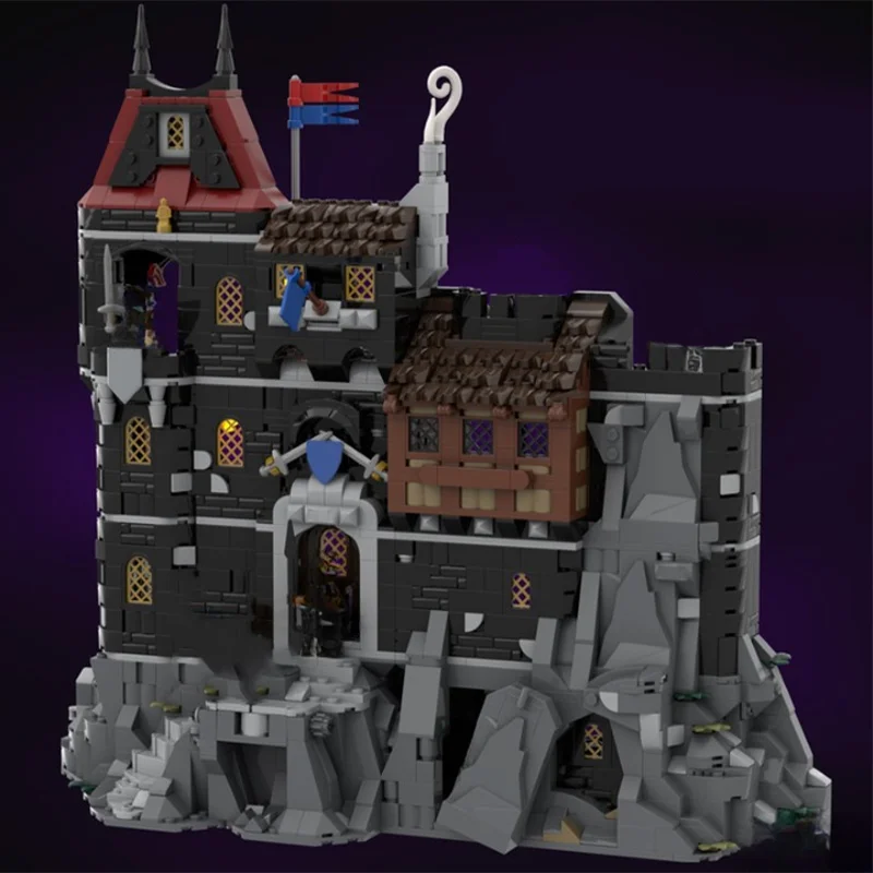 

1367PCS MOC The Black Keep Premium Dark Fantasy Castle DIY Model Building Blocks Birthday Toys Gift