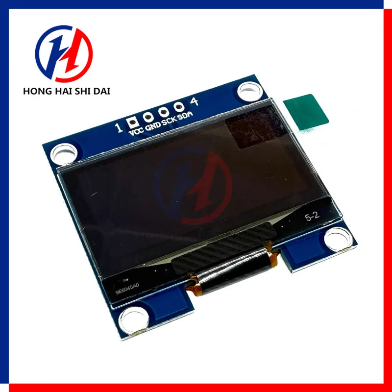 OLED LCD 화면 디스플레이 모듈, 화이트 블루 SH1106 128x64 12864 SPI IIC I2C 통신, 128x64 4 핀 7 핀, 1.3 인치, 1.3 인치