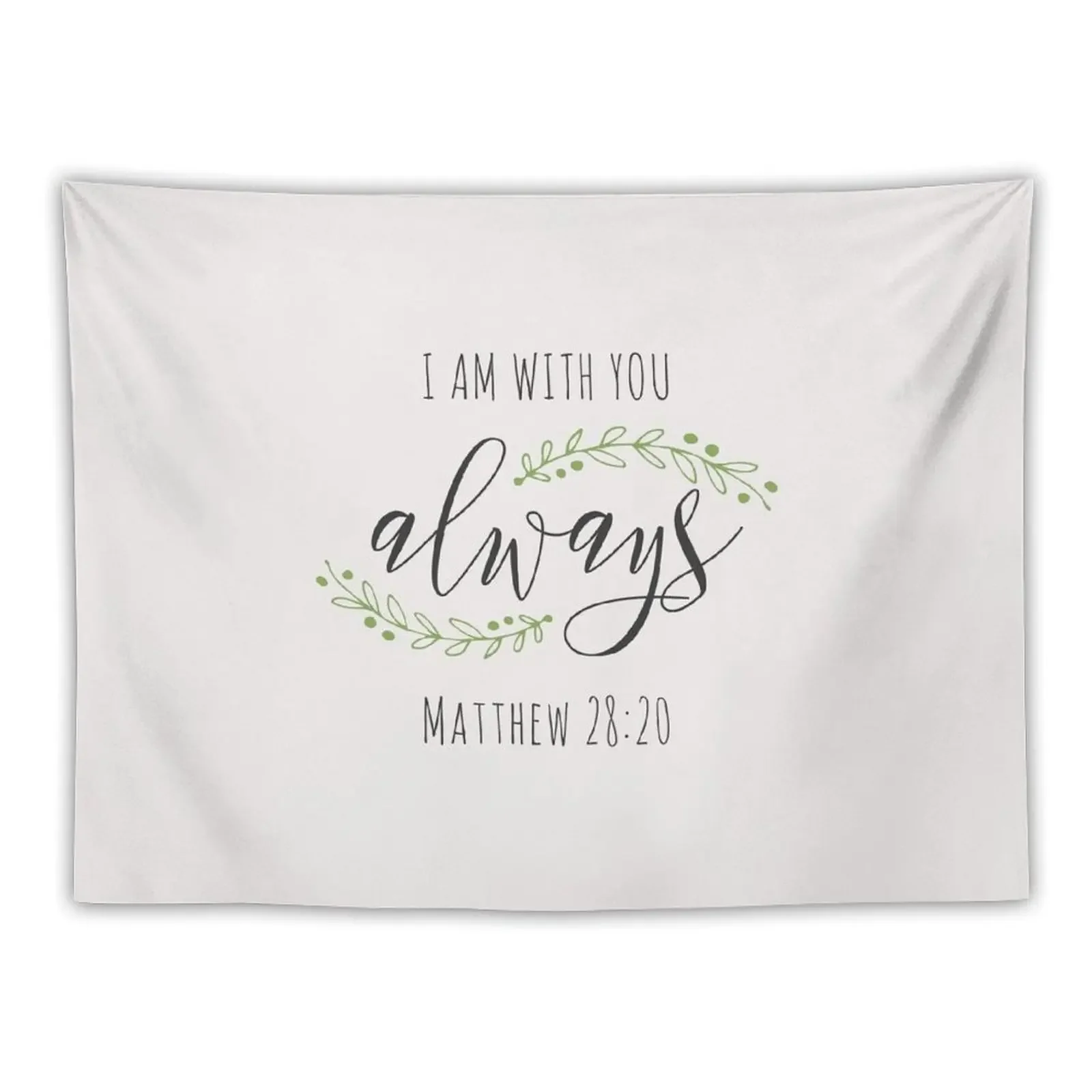 I Am With You Always Catholic Gift Tapestry Home Decor Aesthetic Decoration Room Room Decorating Aesthetic Tapestry