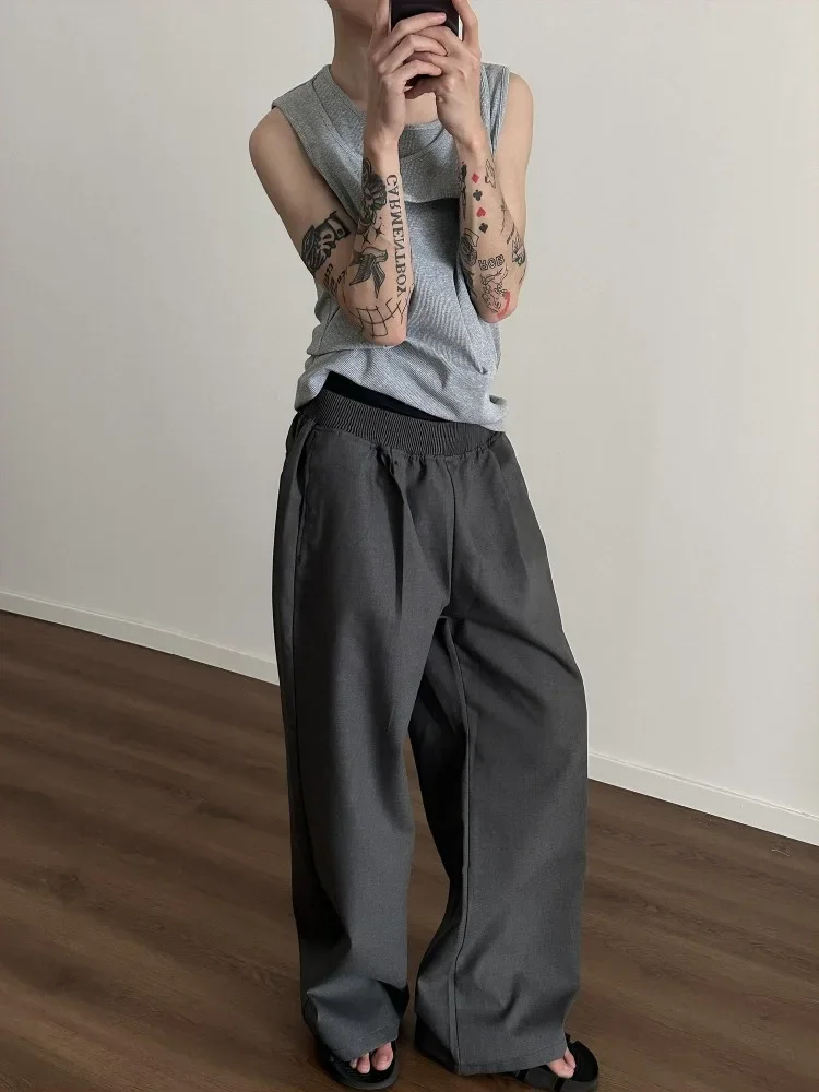 HOUZHOU Vintage Y2k Baggy Woman Pants Harajuku Korean Fashion Japanese Style Casual Streerwear Classic Loose Trousers Autumn