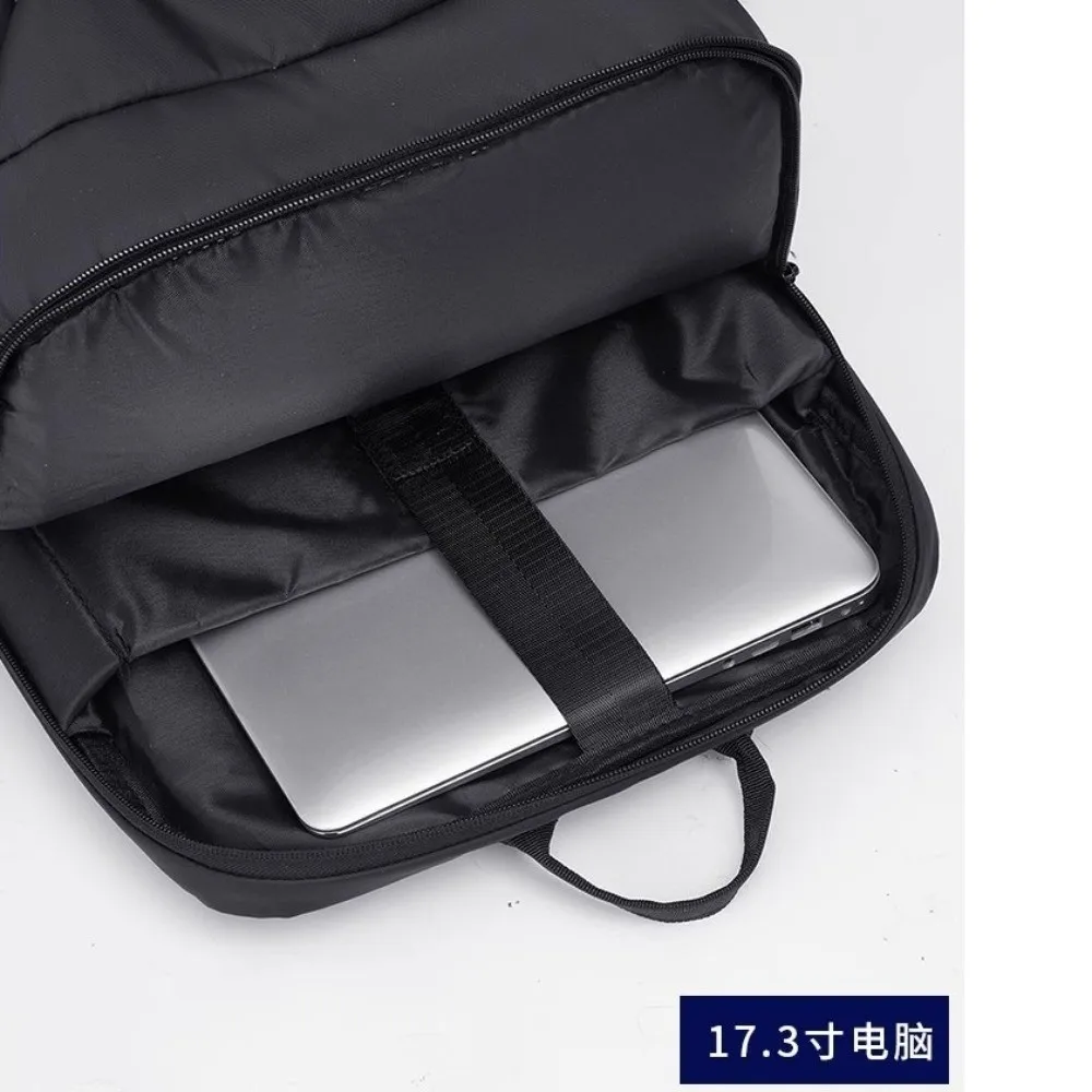 حقيبة ظهر للكمبيوتر المحمول للأعمال ذات سعة كبيرة مع منفذ USB مقاوم للماء للرجال حقيبة ظهر للسفر قابلة للتوسيع متعددة الجيوب حقيبة كمبيوتر