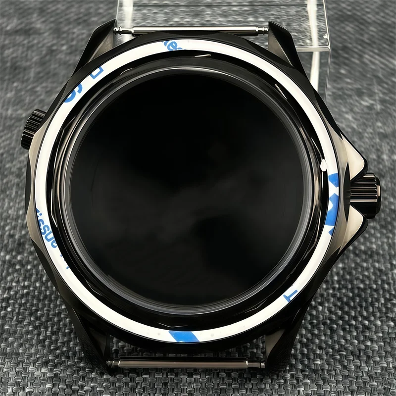 

41mm Waterproof Watch black Case with Stainless Steel Bracelet for NH35 NH36 NH34 PT5000 Movement 30.5mm-31.6mm Dial Watch Parts