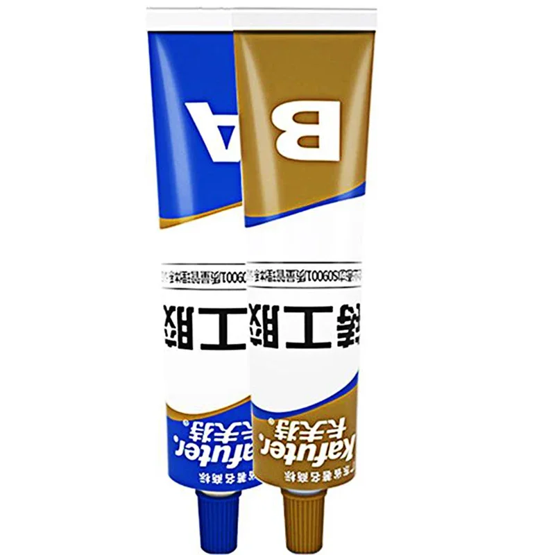Kafuter A + B 금속 수리 접착제, 슈퍼 접착제, 철 스틸, 자동 라디에이터, 물 탱크, 특수 누출 플러그 용접 접착제, 65g