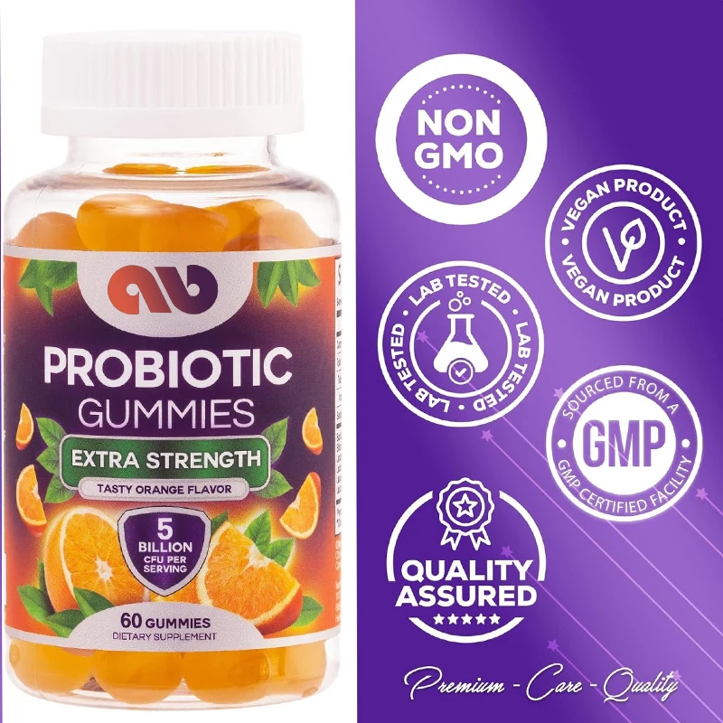 

Male and female daily probiotic gummies, super strong 5 billion colony units, urinary, immune, and digestive health support