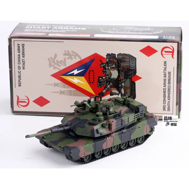 

Масштабная модель танка M1A2 Abrams 1/72, коллекционный предмет декора из сплава
