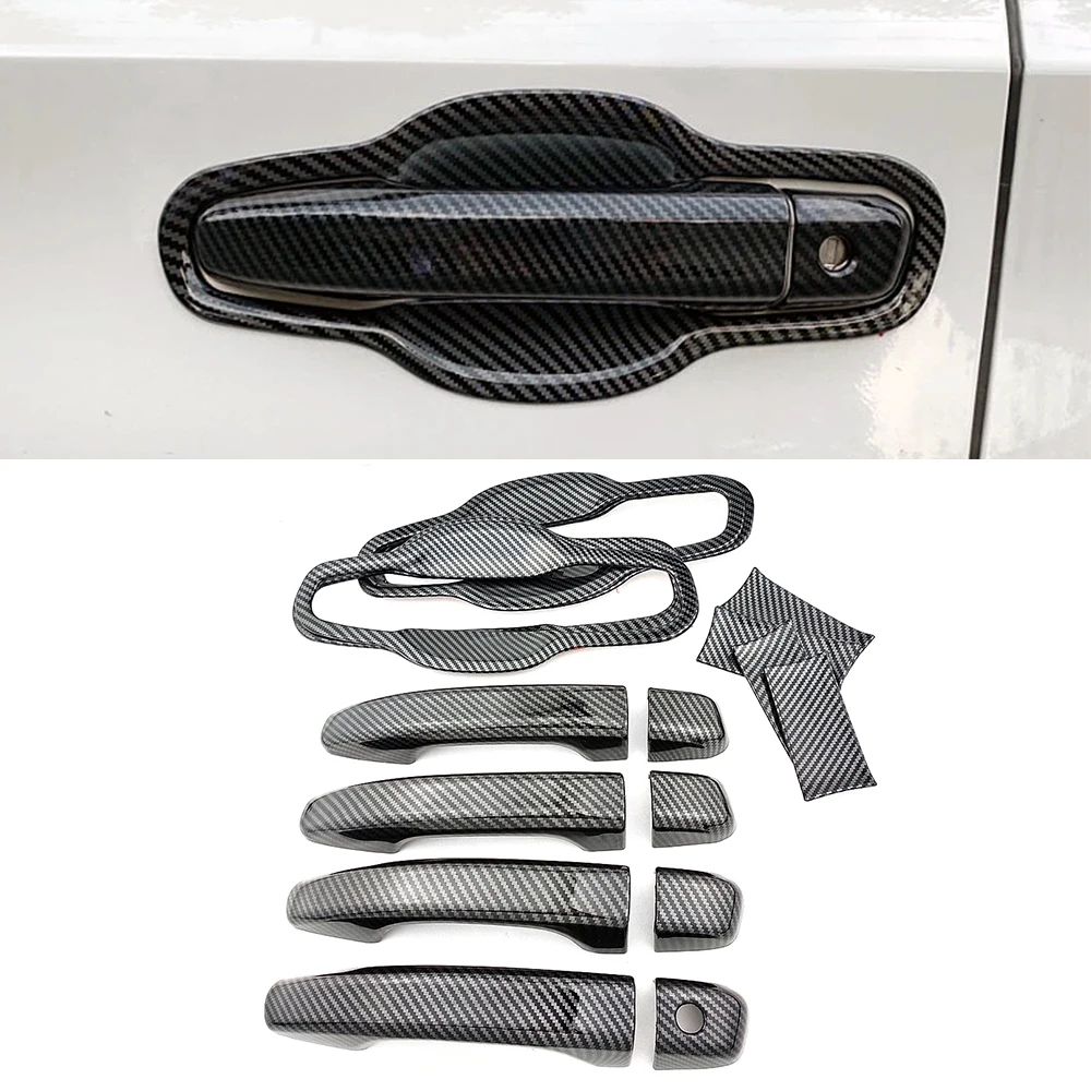 

Для Honda Accord 10-го поколения 2018-2021 внешняя дверная ручка, накладка на дверную чашу, декоративная крышка, защита от царапин, цветная наклейка из углеродного волокна