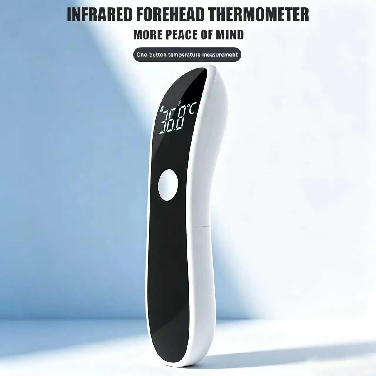 AiQUE Backlit Digital Forehead Thermometer ℃℉ Non-contact Human Body Temperature Meter Electronic Medical Baby Adult Fever Cold