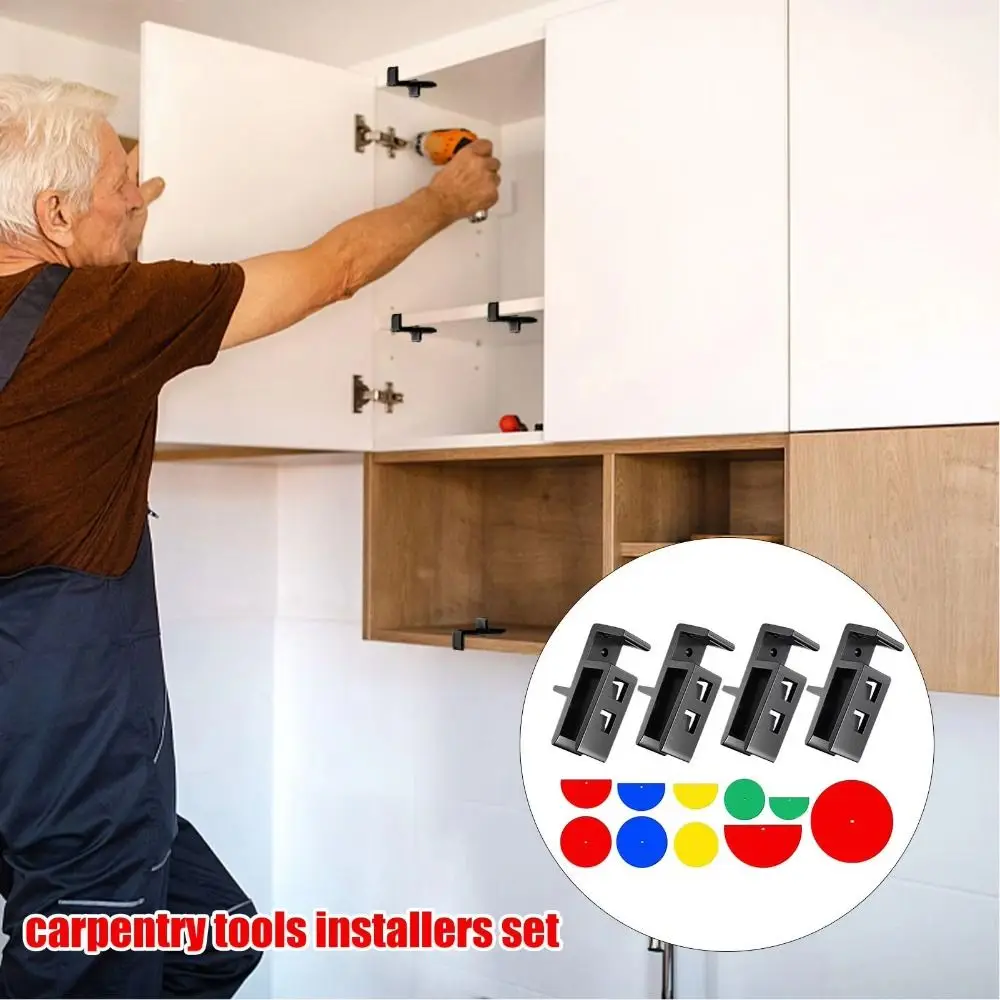 Plastic Wardrobe Closure Jig Set Panel Alignment Quick Positioning Jigs Closing Fixing Clip Blue/Black Stable Clamping