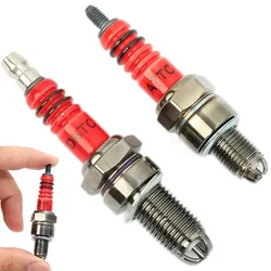 Three-sided Pole Spark Plug L7T/D8TC 2 Stroke Electrode Gasoline Chainsaw Brush Cutter Engine Glow Plug Replace Part Accessories