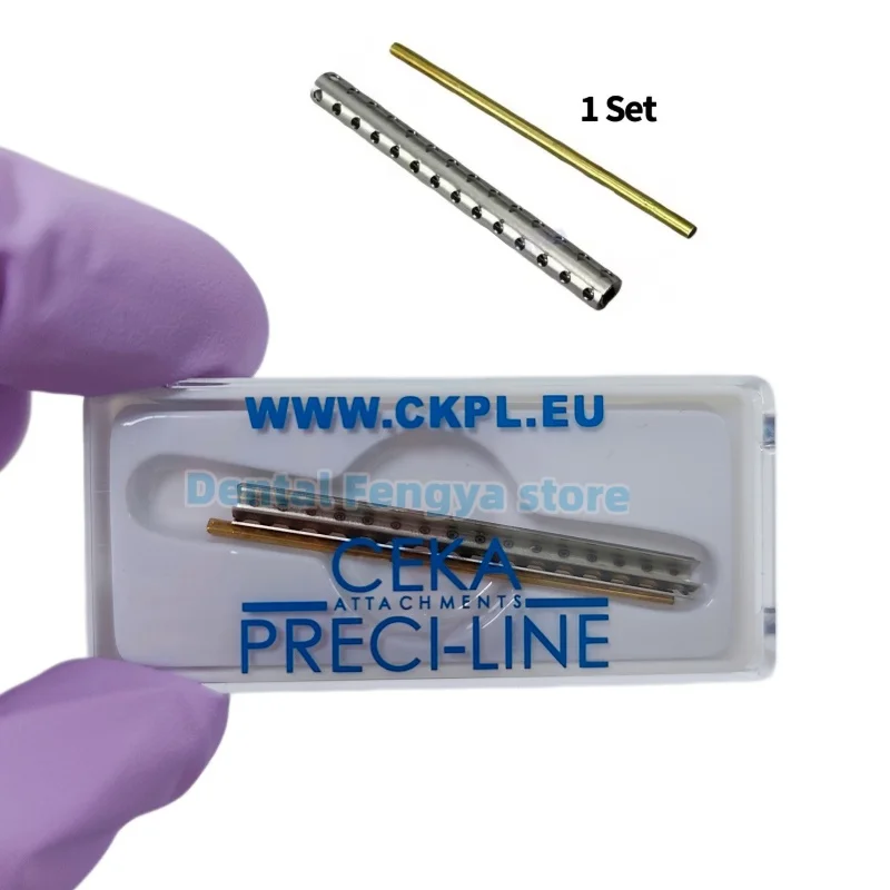 1Set Dental Implant Fittings U-Shaped Preci-Line Bar for Acrylic Fixation Adjustable Standard Pallax Rider with Retention