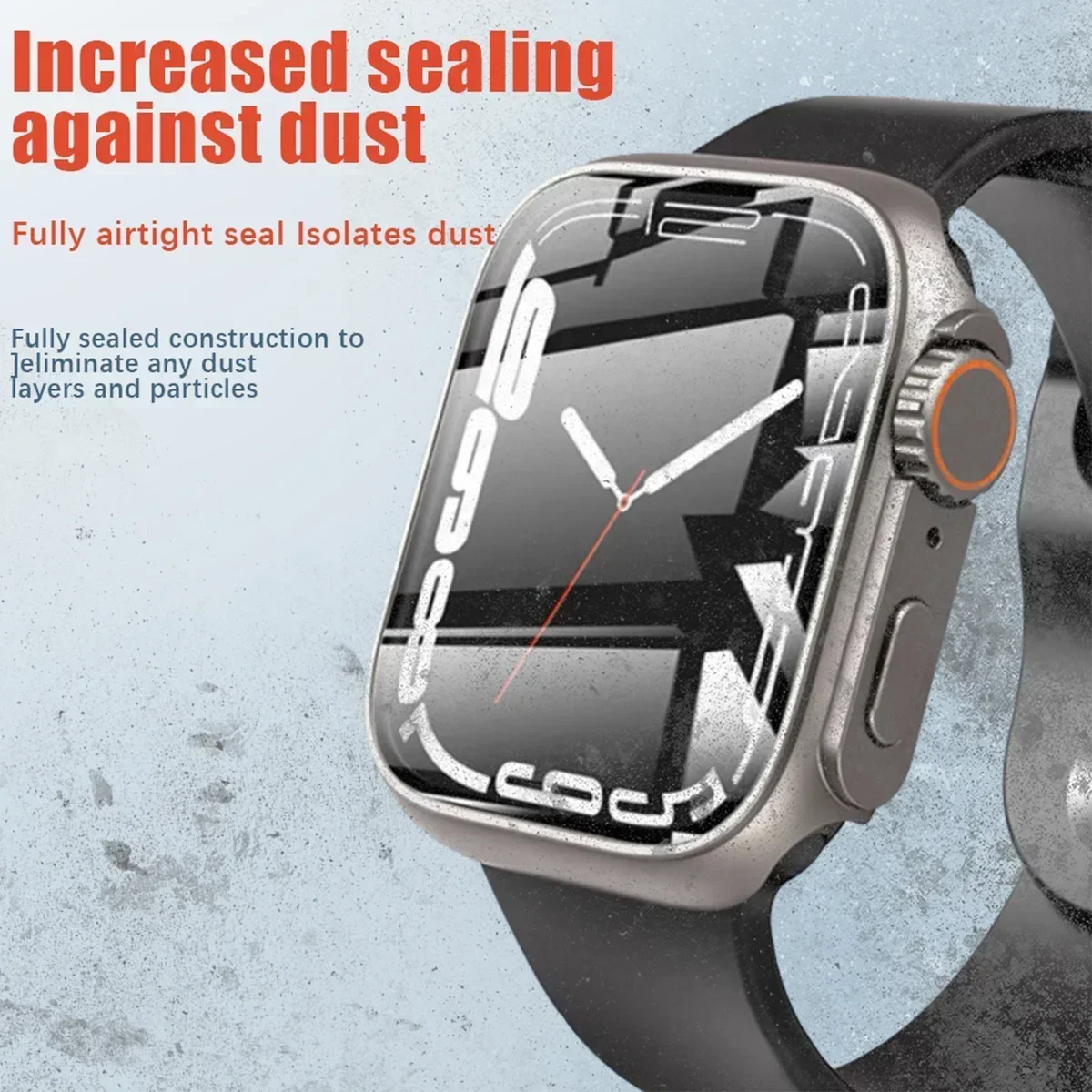 Change To Ultra Screen Protector Cover for Apple Watch 46mm 42mm 40mm 41mm Hard PC Front Rear Bumper Case for iwatch10 9 8 7 6 5 image 5