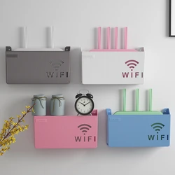 Wireless Wifi Router Shelf Storage Box Wall Hanging ABS Plastic Organizer Box Cable Power Bracelet Organizer Box Home Decor New