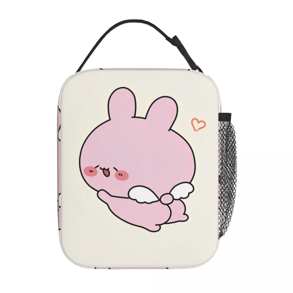 Asamimichaan Cute Asamimi Angel Insulated Lunch Bags Thermal Bag Lunch Container High Capacity Tote Lunch Box Food Handbags