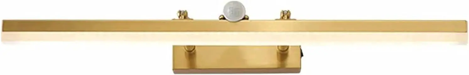

Gold Bathroom Mirror Lamp Brass LED Mirror Front Light Waterproof Make-up Light,chandalier(Gold)