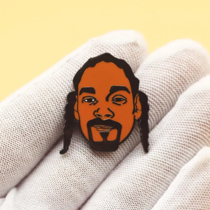 Hip Hop Rapper Badge Classic Pop Group Cartoon Metal Brooch Backpack Hat Bag Collar Lapel Pin Music Choir Fans Gift Collect