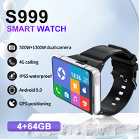 SERVO S999 4G LTE Smartwatch 4+64GB 2.88\