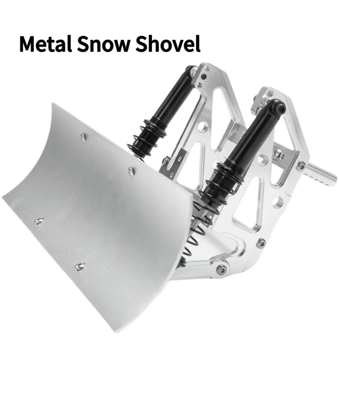 

Electronically controlled metal snow shovel bulldozer front bucket suitable for 1/10 RC crawler car Axial Scx10 D90 Traxxas Trx4