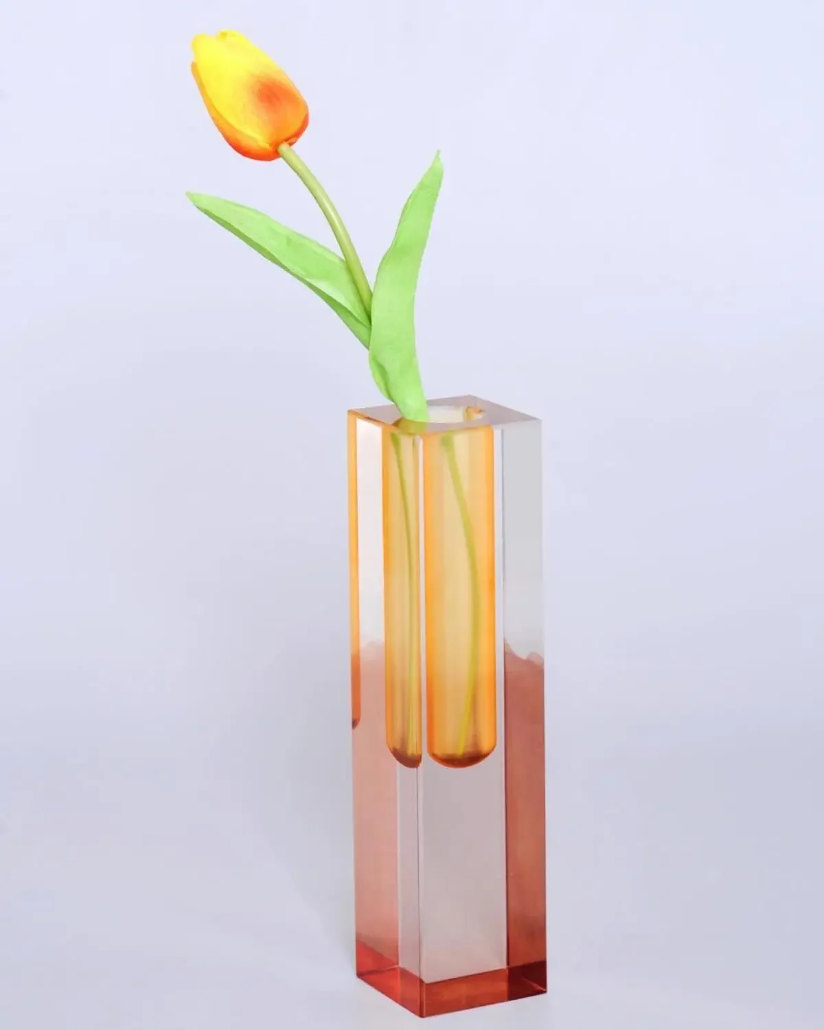 1 piece sleek ornamental vase, lovely decorative accent for home, office, bedroom, living area, dining space