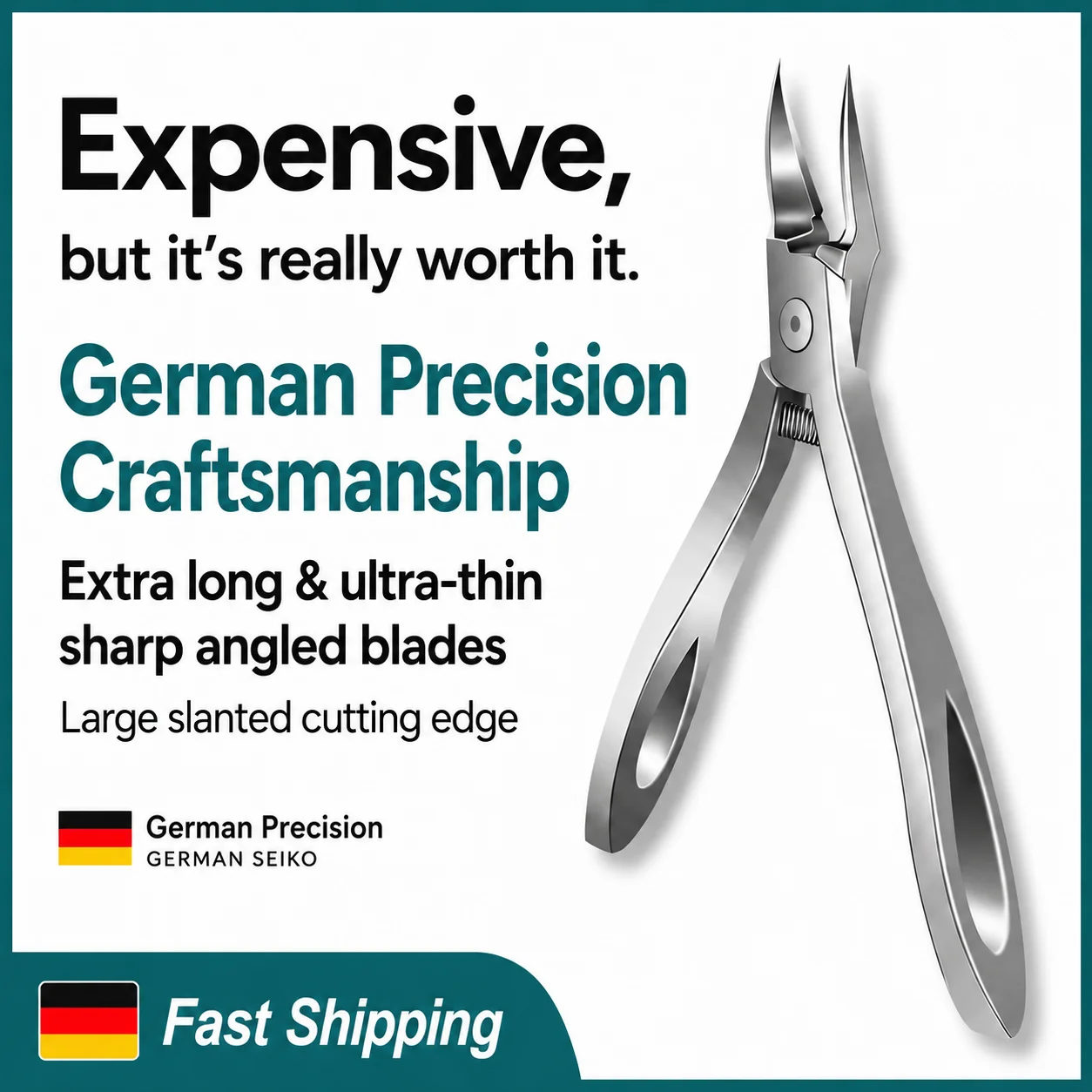 

High Quality Eagle Beak Nail Clippers for Thick Nails & Ingrown Toenails, Household Manicure Tools, Angled Sharp Tip Nail Cutter