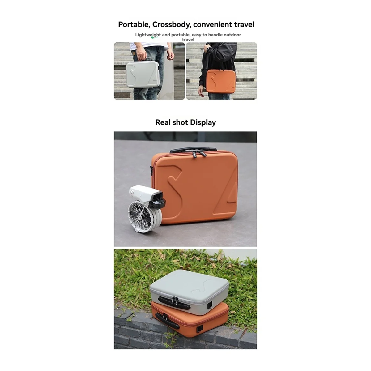 

M85K Портативный дорожный футляр для хранения флип-чехла для защиты дрона, аксессуары C