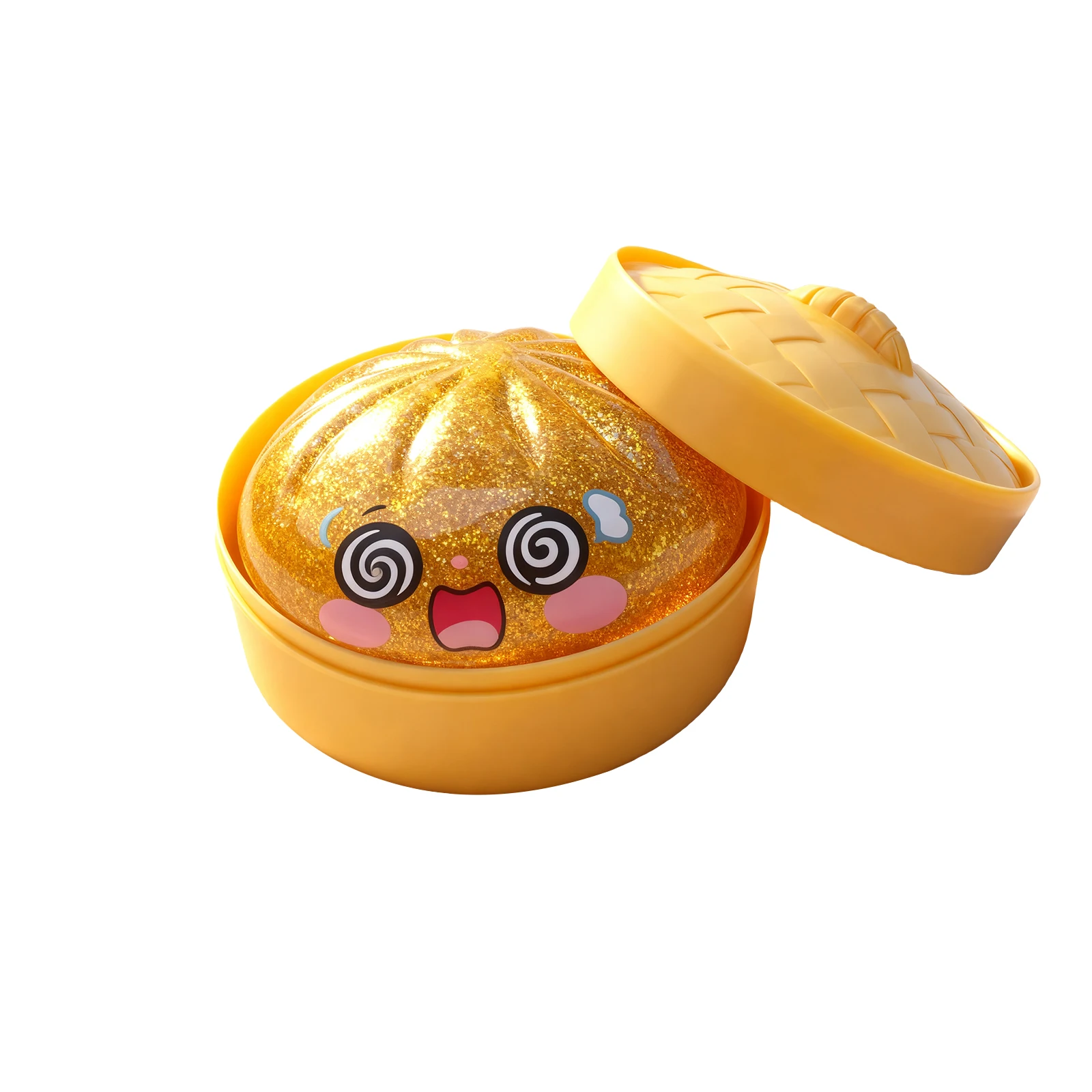 Kleurrijk Kristal Gestoomd Broodje Knijpspeeltje Herbruikbaar Plezier Stressverlichting Langzaam terugveren Flash Dumpling Desktop Decoratie Feestcadeaus
