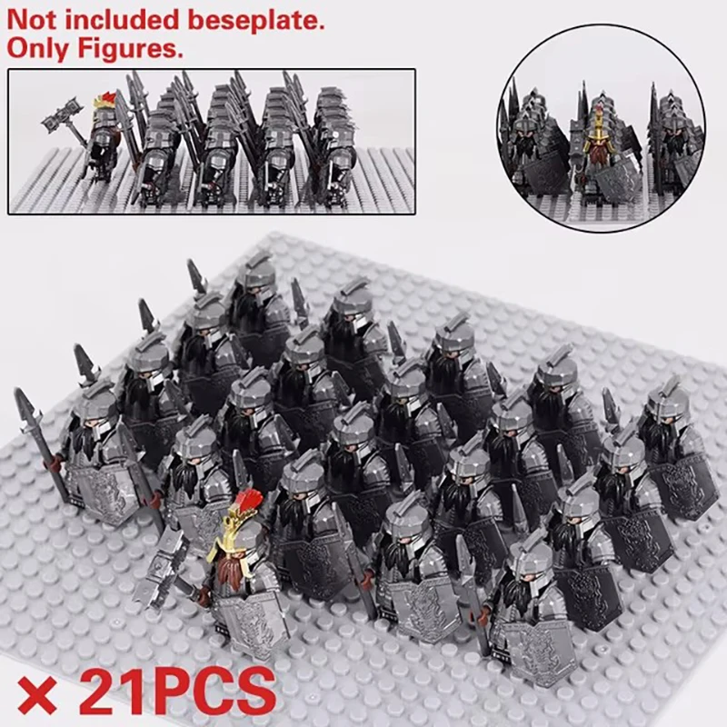 Mini Middeleeuwen Lord Ringen Middeleeuwse Dwerg Everzwijn Geit Chariot Leger Figuren Bouwstenen Bakstenen Kinderen Speelgoed Kerstcadeau