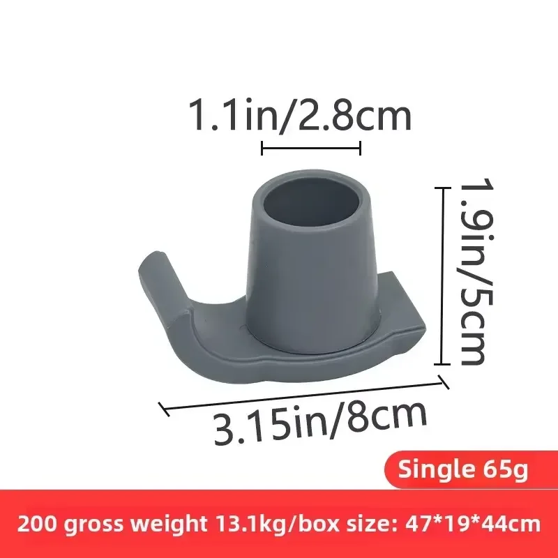 HL28 Walker Ski Glider Foot Pads for the Elderly Anti-slip Plastic Accessories for Sled Sliding