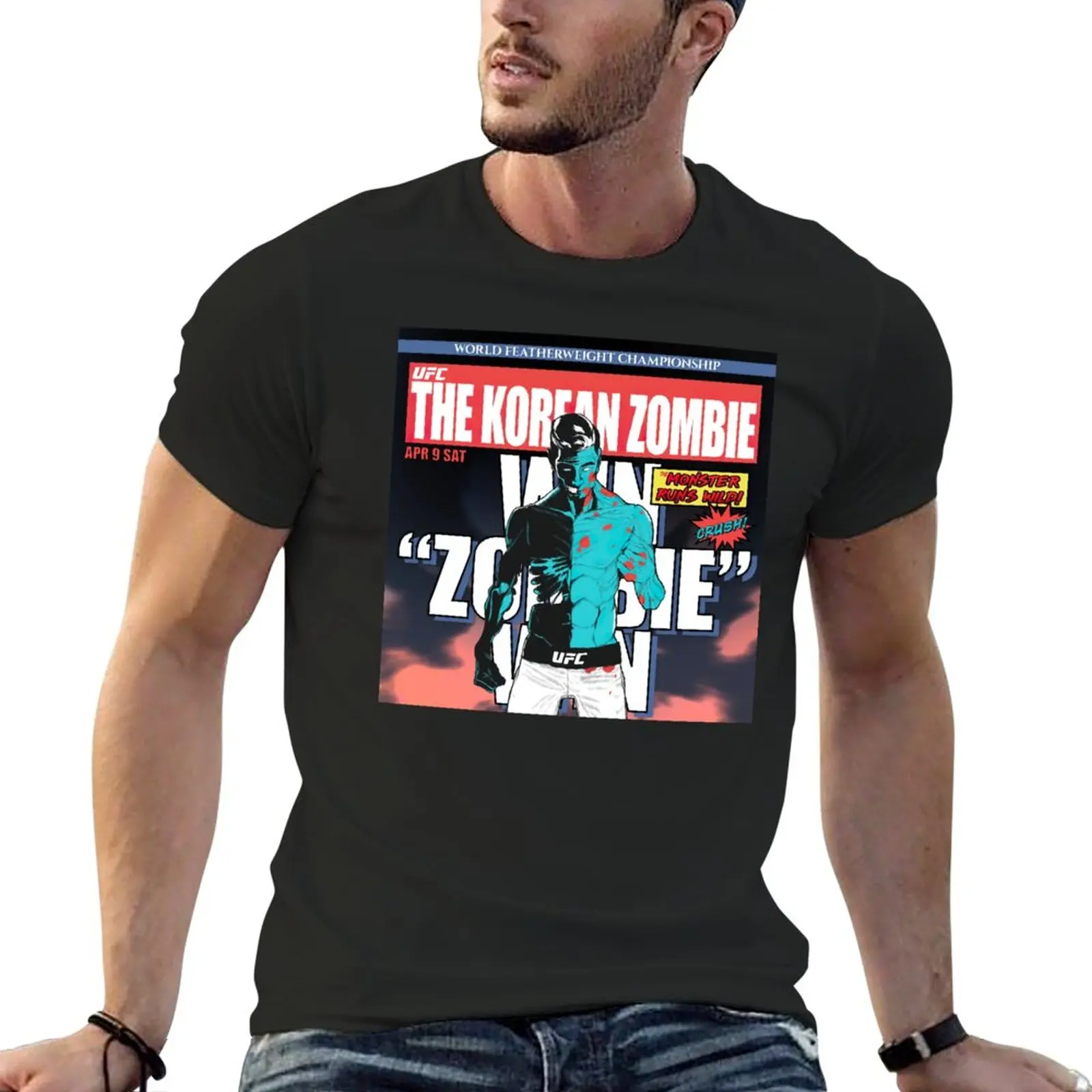 

New The Korean Zombie T-Shirt summer clothes new edition t shirt sweat shirts men t shirt
