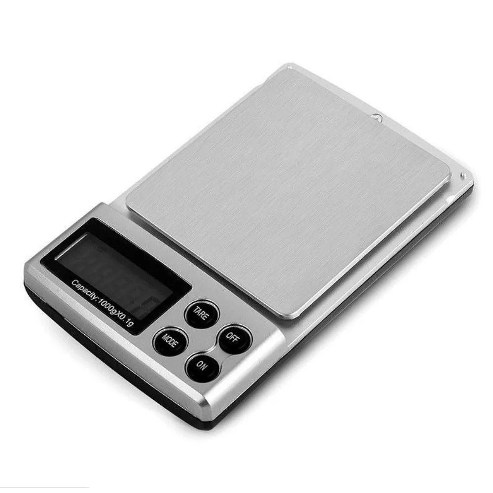 Electronic 1000G/2000G/0.1G 100G/200G/300G/500G/0.01G Digital LCD Pocket Jewelry Gold  Gram Balance Weight Scale Backligh