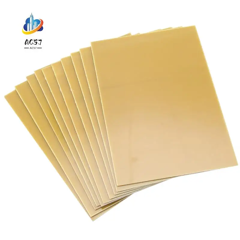 AC57-10PCS Placa de circuito laminado CCL de un solo lado DIY