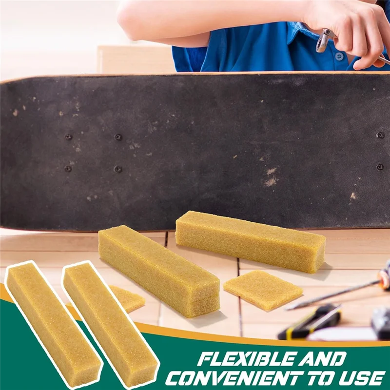 

A93Z 2 Pack Abrasive Cleaning Stick With 8 Pk Rubber Eraser Stick For Sanding Belt Discs For Woodworking Skateboard Shoes