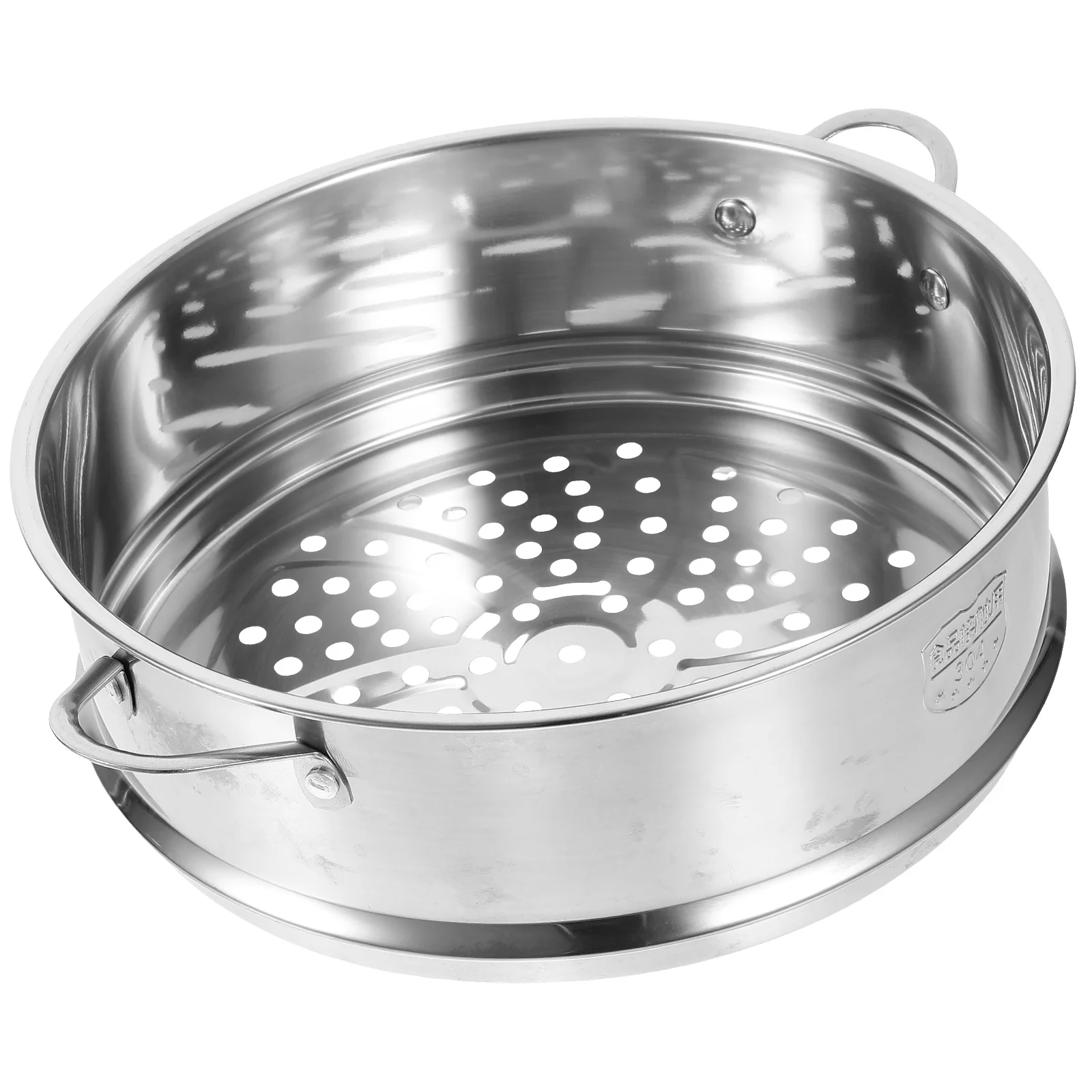 

Stainless Steel Steamer Multi-functional Noodle for Home Food Round Basket Household Rack