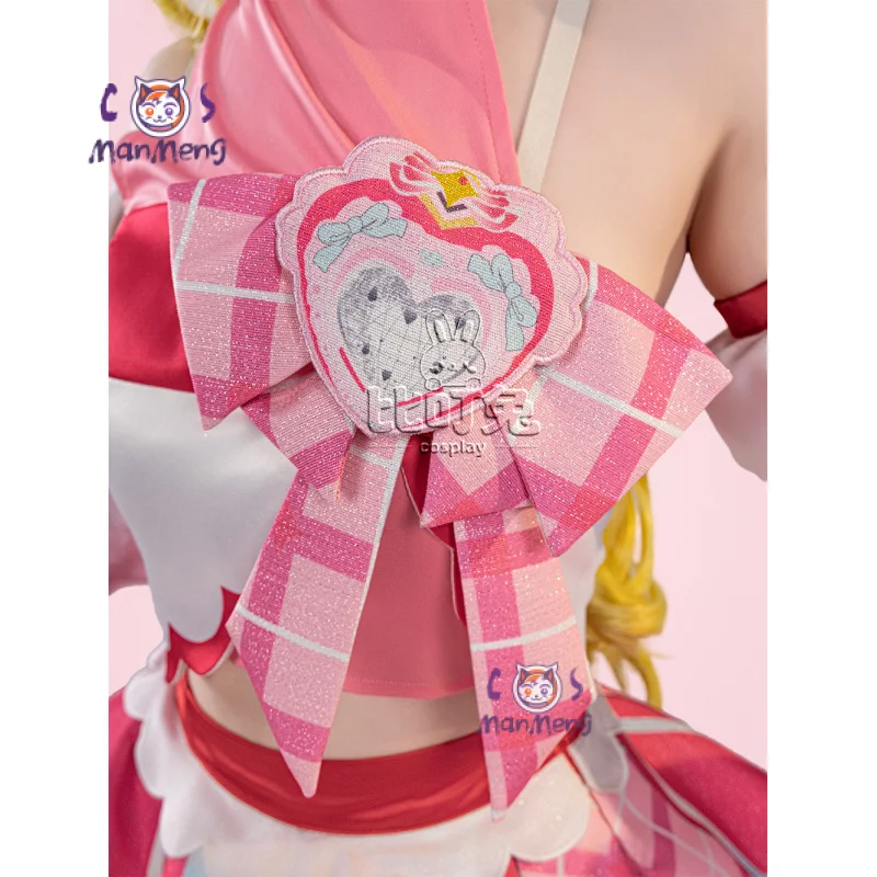 

Сакура Ута ты и идол Precure ♪ Косплей Костюм Хэллоуин Карнавал Женщины Сладкий Розовый Лолита Платье Аксессуары Реквизит Парик Униформа