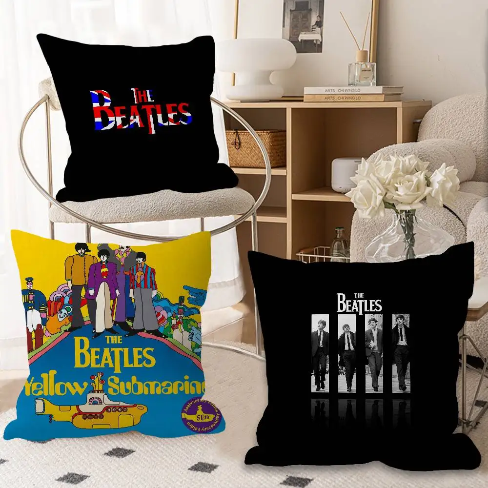 Rock Band T-The B-Beatles Personalized Pillow Dust Cover Bedroom Kids Party Decoration Pillowcase Birthday Children Gift