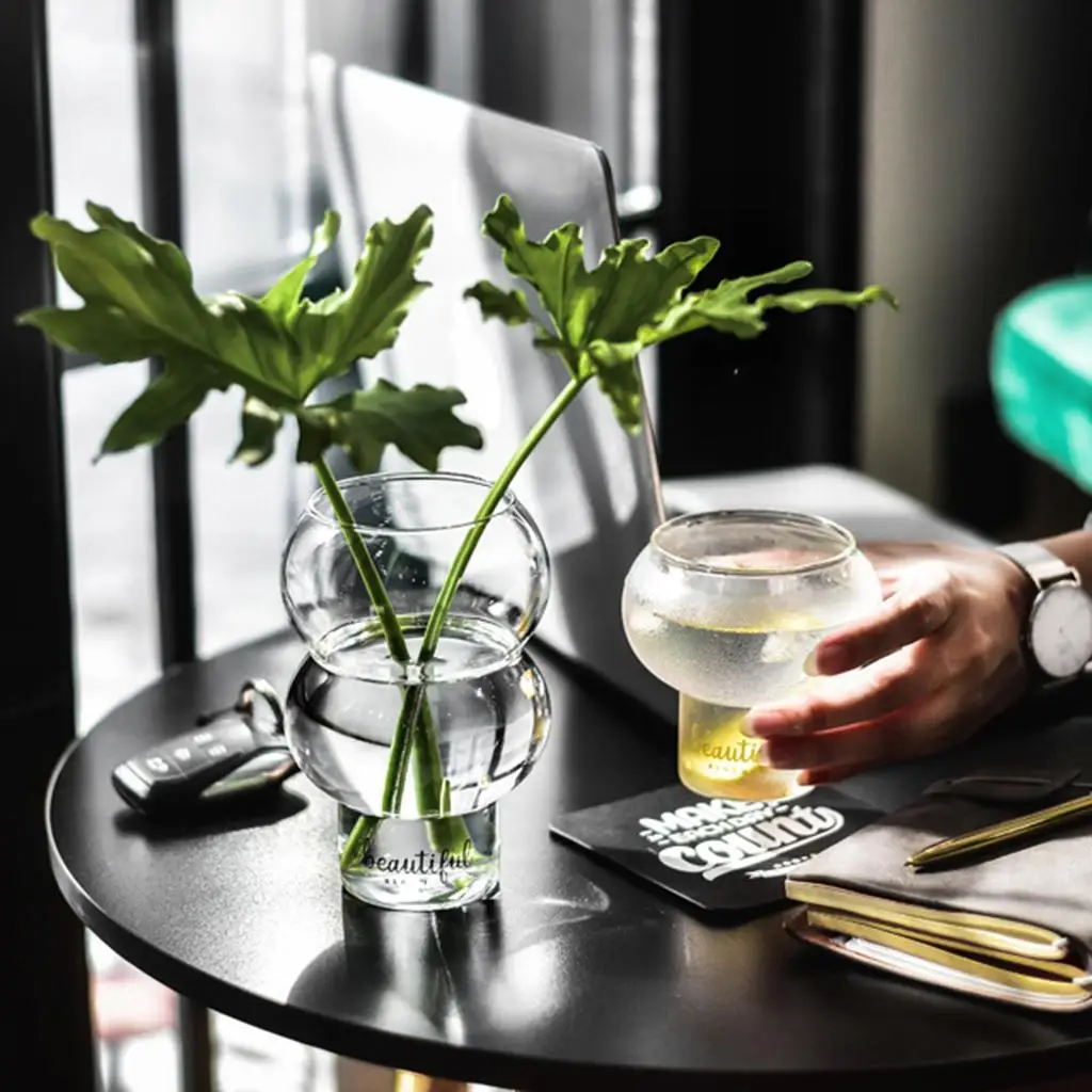 Beautiful Cocktail Glass Goblet Glass Borosilicate Glass Yogurt Dessert Cup